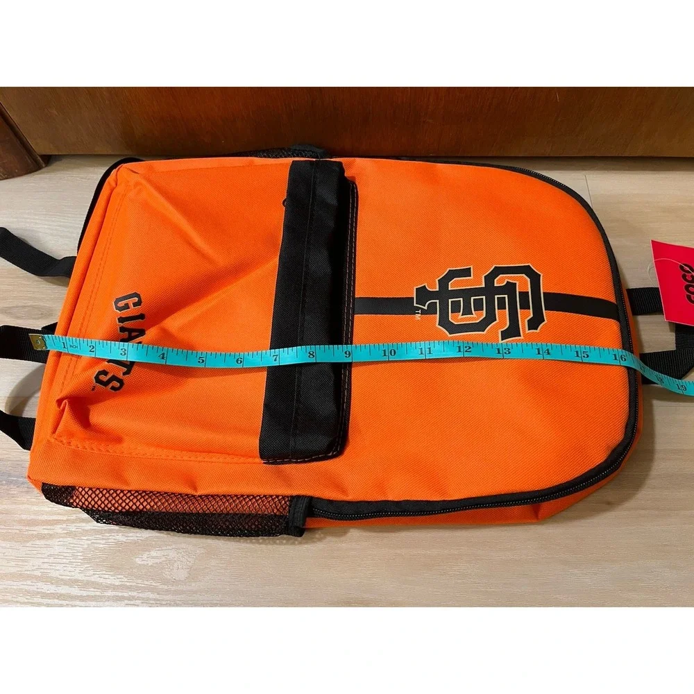 NWT San Francisco Giants Orange Back Pack Book Bag Work School‎ Gym Sports Logo